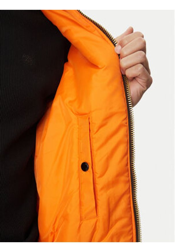 Alpha Industries Kurtka bomber Ma-1 100101 Brązowy Regular Fit. Kolor: brązowy. Materiał: syntetyk