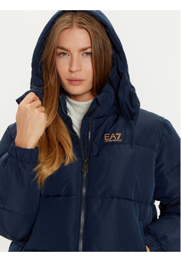 EA7 Emporio Armani Kurtka zimowa 6DTB09 TN8AZ 0562 Granatowy Regular Fit. Kolor: niebieski. Materiał: syntetyk. Sezon: zima