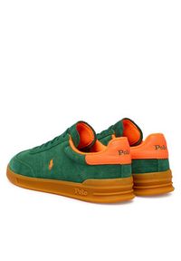 Polo Ralph Lauren Sneakersy 809P06951003 Zielony. Kolor: zielony. Materiał: skóra, zamsz #3