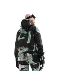 SIROKO - Kurtka snowboardowa damska W1-W Crest. Kolor: wielokolorowy. Materiał: materiał, softshell. Sport: snowboard