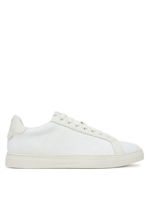 Emporio Armani Sneakersy EM003843 AF20003 M0107 Biały. Kolor: biały. Materiał: skóra