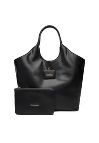 Love Moschino - LOVE MOSCHINO Torebka JC4392PP0NKN0000 Czarny. Kolor: czarny. Materiał: skórzane
