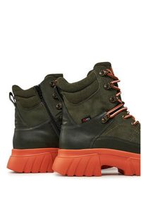Rieker Revolution Lifestyle Botki W1871-54 Zielony. Kolor: zielony. Materiał: zamsz, skóra #6
