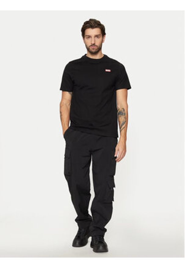 Hunter T-Shirt HARM0039242 Czarny Regular Fit. Kolor: czarny. Materiał: bawełna