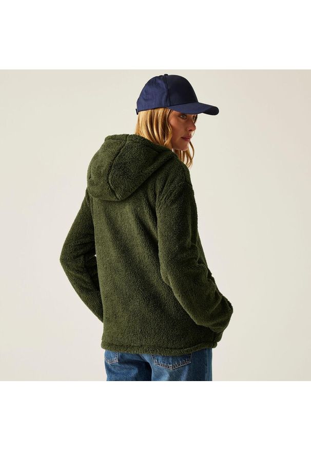 Regatta - Polar damski rozsuwany Orielle. Kolekcja: plus size. Kolor: zielony. Materiał: polar. Sport: turystyka piesza