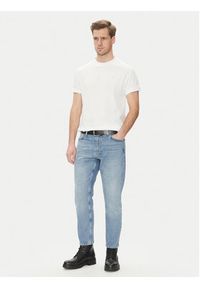 Calvin Klein Jeans T-Shirt Painted J30J327523 Biały Regular Fit. Kolor: biały. Materiał: bawełna #5