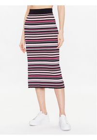 Pepe Jeans Spódnica midi Tiffani PL901022 Kolorowy Regular Fit. Materiał: syntetyk. Wzór: kolorowy