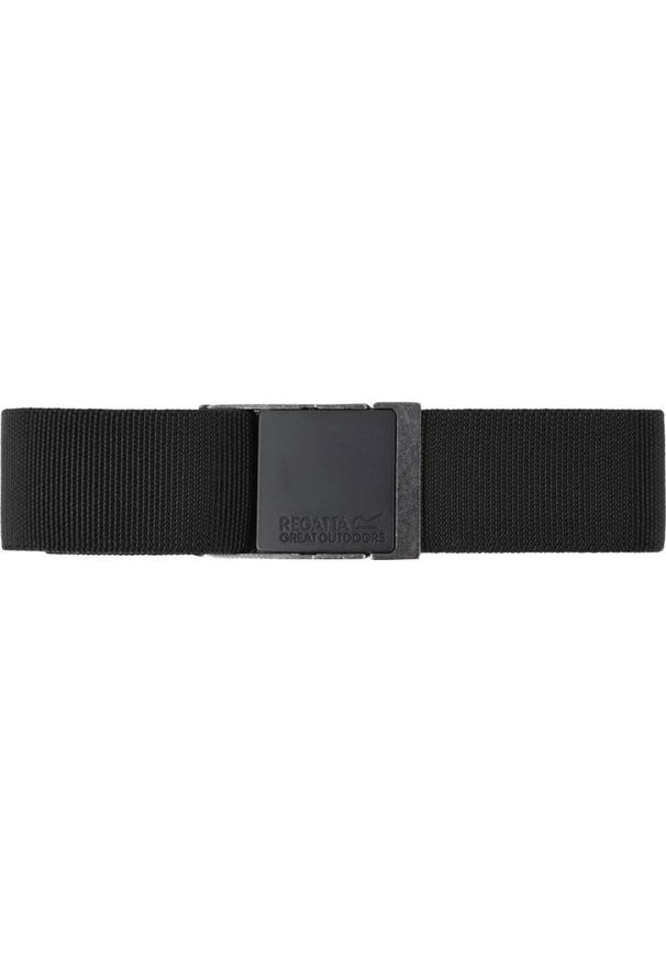 Pasek męski Regatta Konex Webbelt III. Kolor: czarny. Materiał: elastan. Sezon: lato. Sport: turystyka piesza