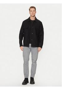 Stone Island Kurtka przejściowa 8115120F4 Czarny Regular Fit. Kolor: czarny. Materiał: wełna #6