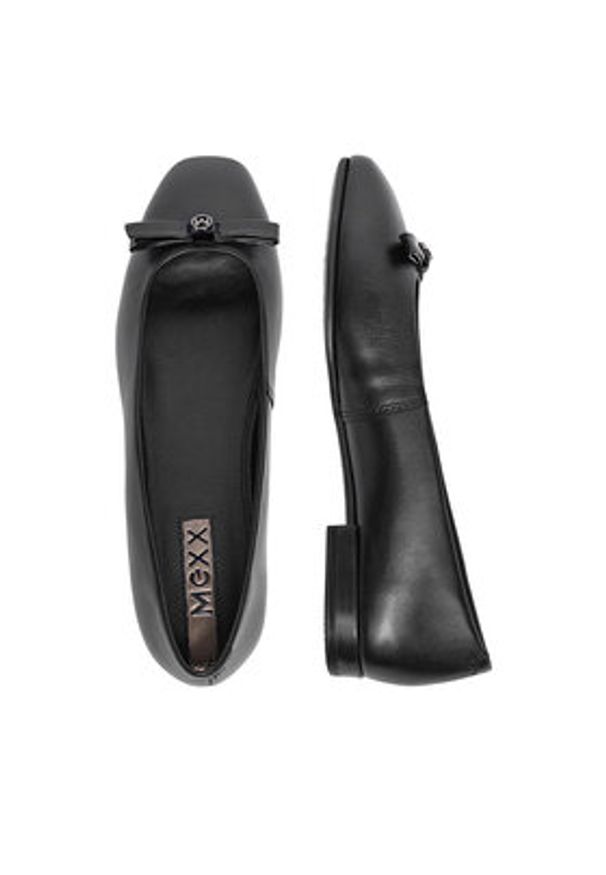 MEXX Baleriny CEO-MX/037C-RST Czarny. Kolor: czarny. Materiał: skóra