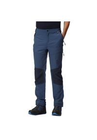 Regatta - Męskie spodnie trekkingowe ze streczem Questra V. Kolor: niebieski #1