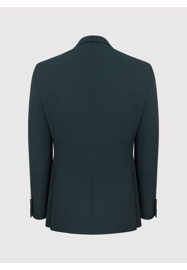 Pako Lorente - PAKO LORENTE – Wełniana zielona marynarka garniturowa. Kolor: zielony. Materiał: wełna. Styl: elegancki