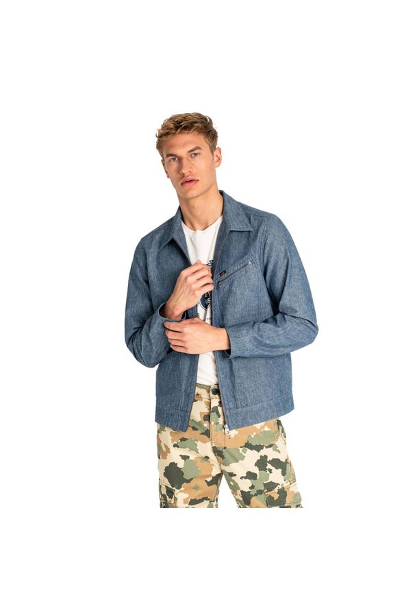 Lee - LEE 191J JACKET MĘSKA KURTKA JEANSOWA CHAMBRAY L191CMFE. Materiał: jeans