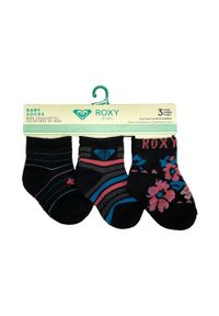 Roxy 3-pack skarpetki dla niemowląt Inside Spark Logo 66094T 0-6 mies.. Kolor: niebieski, wielokolorowy, różowy. Wzór: kwiaty #1