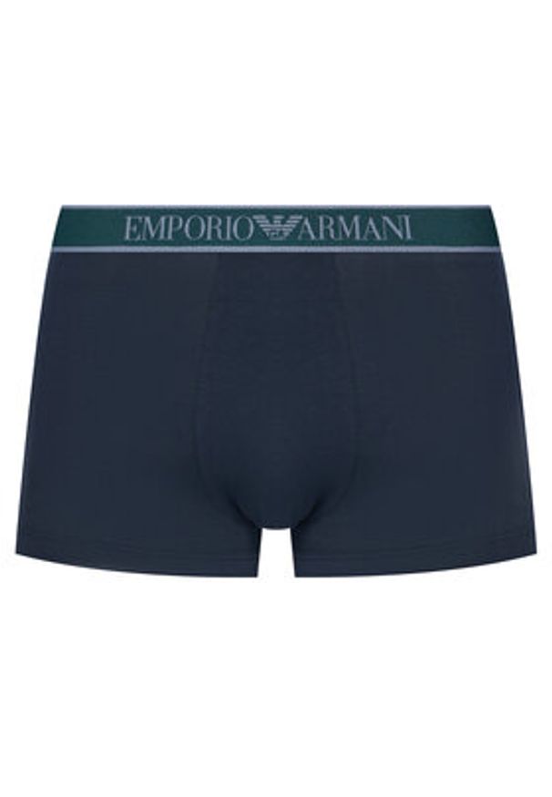 Emporio Armani Underwear Komplet 3 par bokserek EM000259 AF10779 MB254 Granatowy. Kolor: niebieski. Materiał: bawełna