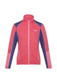 Regatta - Polar damski Lindalla V pełen suwak. Kolor: szary, niebieski, wielokolorowy, różowy. Materiał: polar. Sezon: zima. Sport: turystyka piesza #1