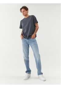 Pepe Jeans T-Shirt Jayden PM509098 Granatowy Regular Fit. Kolor: niebieski. Materiał: bawełna