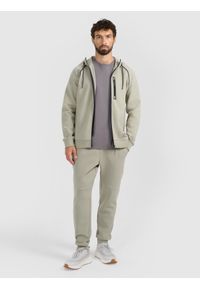 4f - 4F Spodnie dresowe joggery męskie - zielone XXL. Kolor: turkusowy. Materiał: dresówka #1