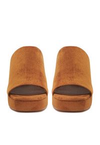 DeeZee Klapki KK5606-1 Brązowy. Kolor: brązowy. Materiał: materiał #3