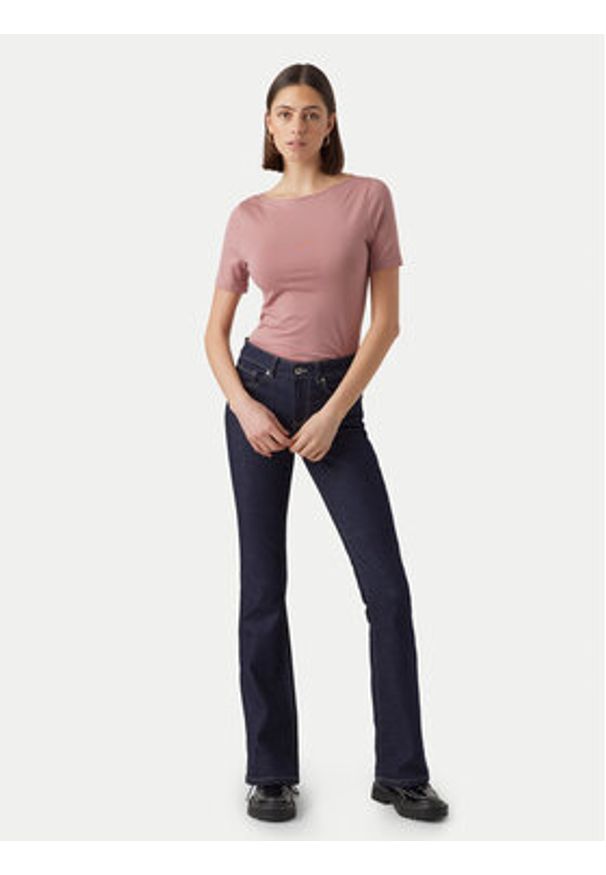 Vero Moda T-Shirt Panda 10231753 Różowy Regular Fit. Kolor: różowy. Materiał: bawełna