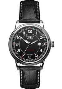 AVIATOR - Zegarek Aviator Zegarek męski Aviator V.3.09.0.107.4 czarny. Kolor: czarny #1