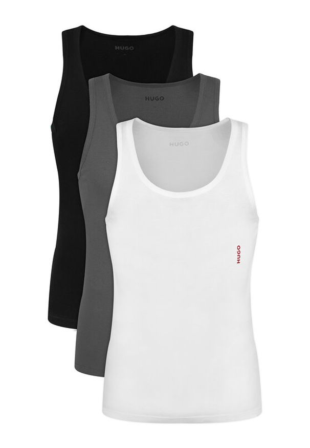 Hugo - HUGO Komplet tank topów 50545681 Kolorowy Slim Fit. Materiał: bawełna. Wzór: kolorowy