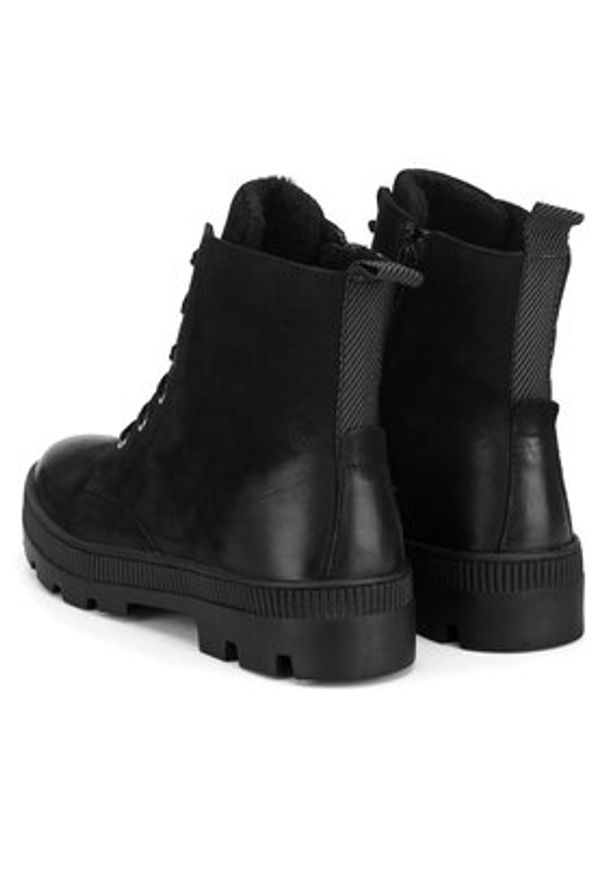 Lasocki Trzewiki WI23-PUSZAN-25 Czarny. Kolor: czarny. Materiał: skóra