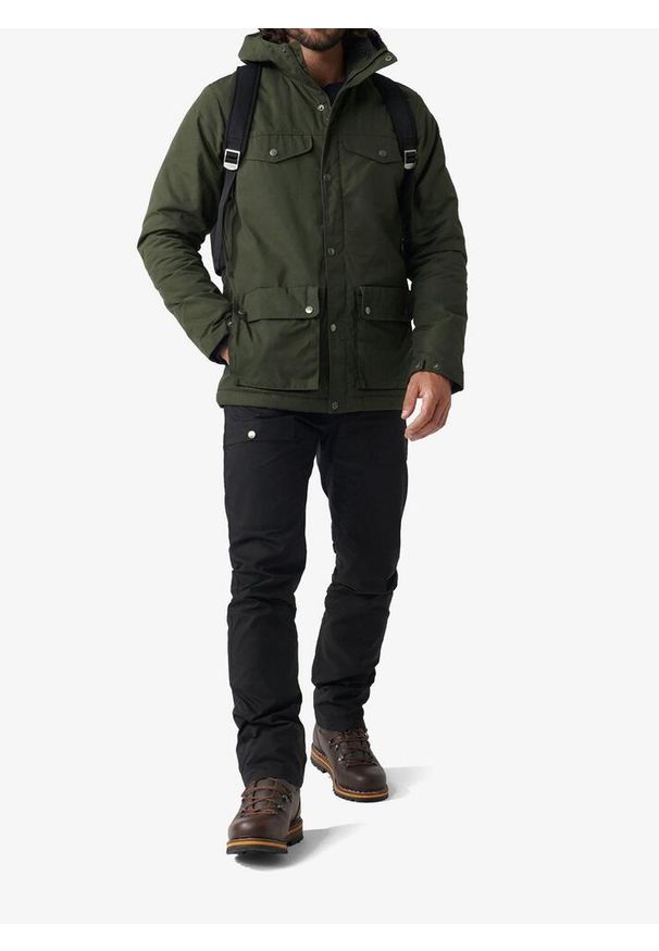 Fjällräven - Kurtka męska Fjallraven Greenland Winter Jacket. Kolor: zielony. Sport: turystyka piesza