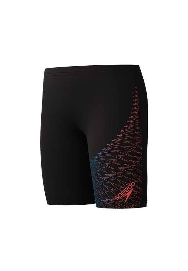 Spodenki pływackie chłopięce Speedo Medley Logo Jammer. Kolor: czarny. Materiał: materiał