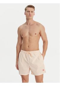 Calvin Klein Swimwear Szorty kąpielowe LV00N61045 Pomarańczowy. Kolor: pomarańczowy. Materiał: syntetyk #4