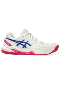 Damskie buty do tenisa Asics Gel-dedicate 8 Indoor. Kolor: biały. Sport: tenis #1