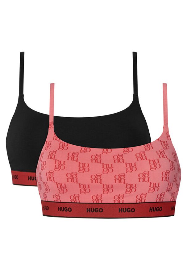 Hugo - HUGO Komplet biustonoszy topów 50545712 Różowy jasny. Kolor: różowy. Materiał: bawełna