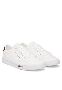 TOMMY HILFIGER - Tommy Hilfiger Tenisówki Vulc Core Rwb Long FM0FM05813 Biały. Kolor: biały. Materiał: materiał #6