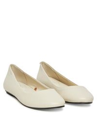 Calvin Klein Baleriny Flat Mary Jane - Lth HW0HW02341 Écru. Materiał: skóra #2