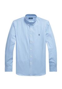 Polo Ralph Lauren Koszula 710929344001 Niebieski Slim Fit. Typ kołnierza: polo. Kolor: niebieski. Materiał: bawełna #3