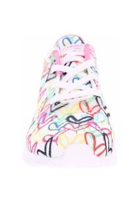 skechers - Buty do chodzenia damskie Skechers Bobs Squad Starry Love. Zapięcie: sznurówki. Kolor: biały, wielokolorowy, różowy. Materiał: materiał, syntetyk, tkanina. Szerokość cholewki: normalna. Sport: turystyka piesza