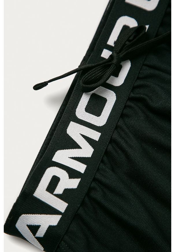 Under Armour - Szorty dziecięce 122 - 170 cm. Kolor: czarny. Wzór: nadruk