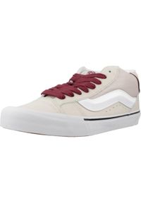 Tenisówki Vans Model Knu Mid Kolor Beżowy. Kolor: beżowy. Materiał: tkanina, skóra
