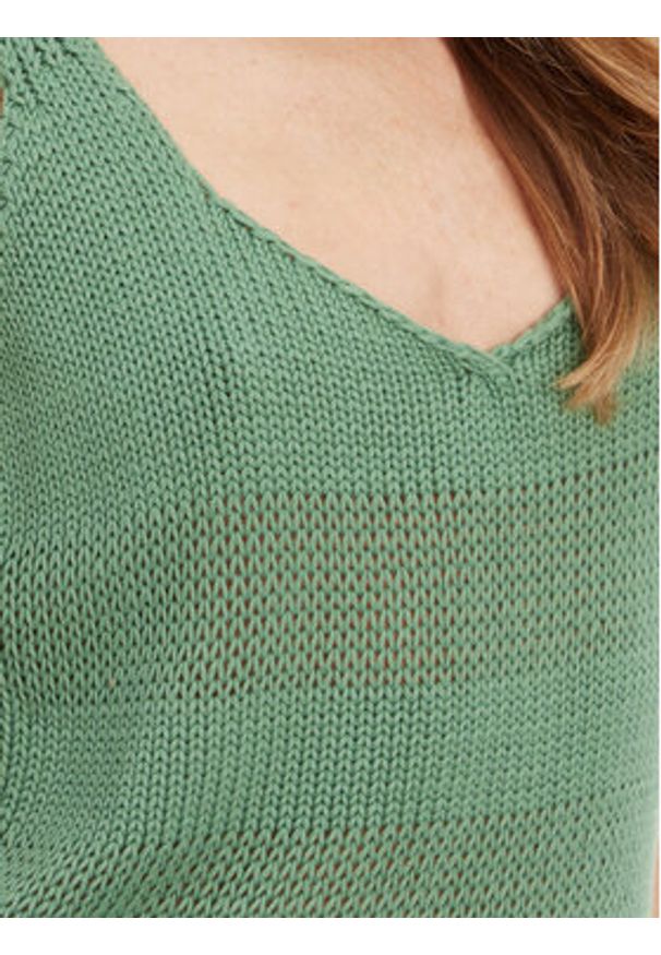 United Colors of Benetton - United Colors Of Benetton Top 1898DH018 Zielony Relaxed Fit. Kolor: zielony. Materiał: bawełna