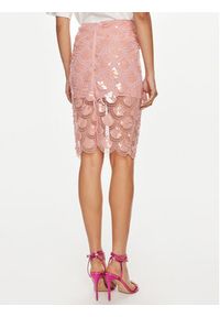 ROTATE Spódnica ołówkowa Dula 1134461922 Różowy Slim Fit. Kolor: różowy. Materiał: syntetyk #4