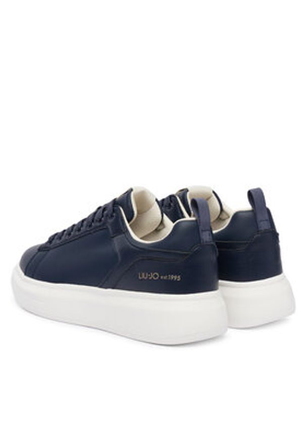 Liu Jo Sneakersy Big 05 7G5015 PX331 Granatowy. Kolor: niebieski. Materiał: skóra