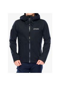 Kurtka softshell męska Berghaus Ridge-Roamer 3L Softshell Jacket. Kolor: czarny. Materiał: softshell. Sport: turystyka piesza #1