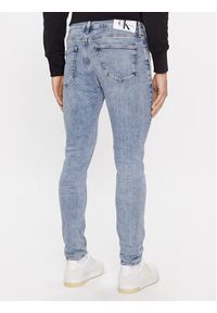 Calvin Klein Jeans Jeansy J30J323868 Niebieski Super Skinny Fit. Kolor: niebieski