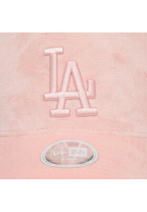 New Era Czapka z daszkiem Wmns Velour Trucker La Dodgers 60435011 Różowy. Kolor: różowy. Materiał: materiał