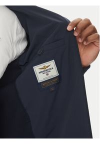 Aeronautica Militare Kurtka softshell 251AF499F559 Granatowy Regular Fit. Kolor: niebieski. Materiał: wiskoza