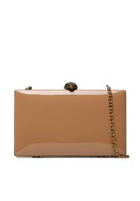 Kurt Geiger Torebka Kensington Clutch 9544348309 Brązowy. Kolor: brązowy. Materiał: skórzane