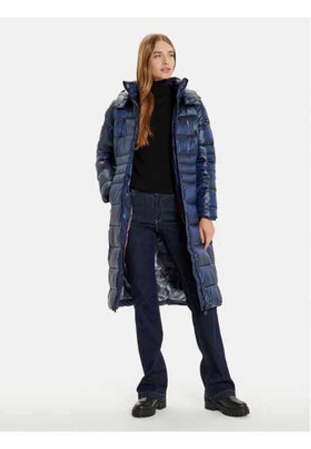 Frieda & Freddies Kurtka zimowa 3880A Granatowy Regular Fit. Kolor: niebieski. Materiał: syntetyk. Sezon: zima