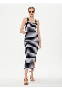 Vero Moda Sukienka letnia My Soft 10305782 Granatowy Tight Fit. Kolor: niebieski. Materiał: bawełna. Sezon: lato #3