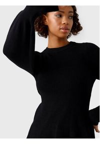 Vero Moda Sweter Holly 10268921 Czarny Regular Fit. Kolor: czarny. Materiał: wiskoza #3