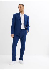 bonprix - Koszula biznesowa ze stretchem, Slim Fit. Okazja: na spotkanie biznesowe. Kolor: biały. Materiał: bawełna, materiał. Długość rękawa: długi rękaw. Długość: długie. Styl: biznesowy